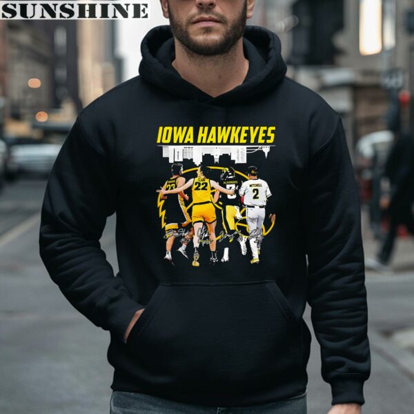 Iowa Hawkeyes Sport Team Krikke Clark Mcnamara And Mitchell Signatures Shirt 4 hoodie