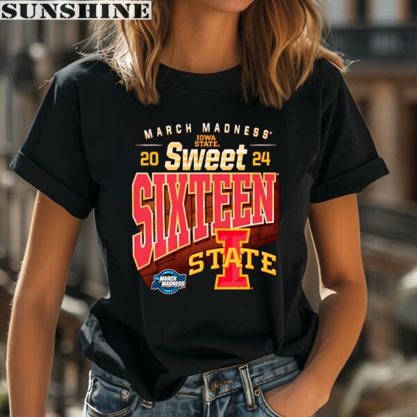 Iowa State Cyclones Basketball 2024 NCAA Mens Sweet Sixteen March Madness Shirt 2 women shirt