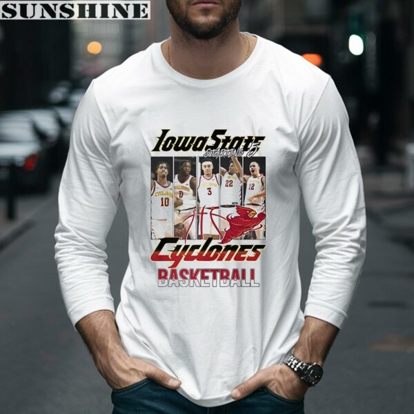 Iowa State Cyclones Mens Basketball Starting Five Shirt 5 long sleeve shirt
