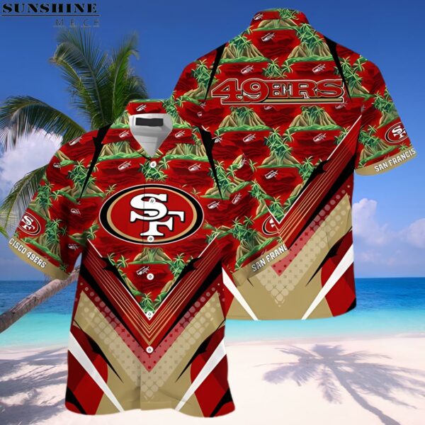 Island Pattern San Francisco 49ers Hawaiian Shirt 1 hawaiian