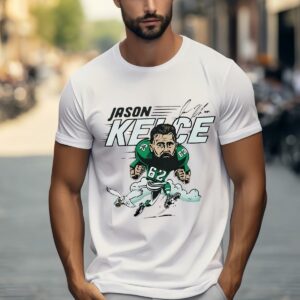 Jason Kelce Cartoon Signature Philadelphia Eagles Shirt 1 w1