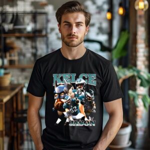 Jason Kelce Philadelphia Eagles Graphic Tee Shirt 1 men shirt