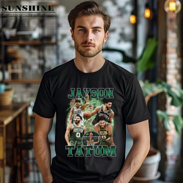 Jayson Tatum Graphic Boston Celtics Shirt 1 men shirt