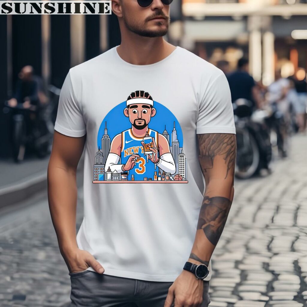 Josh Hart Glue Guy Skyline New York Knicks Shirt 1 men shirt
