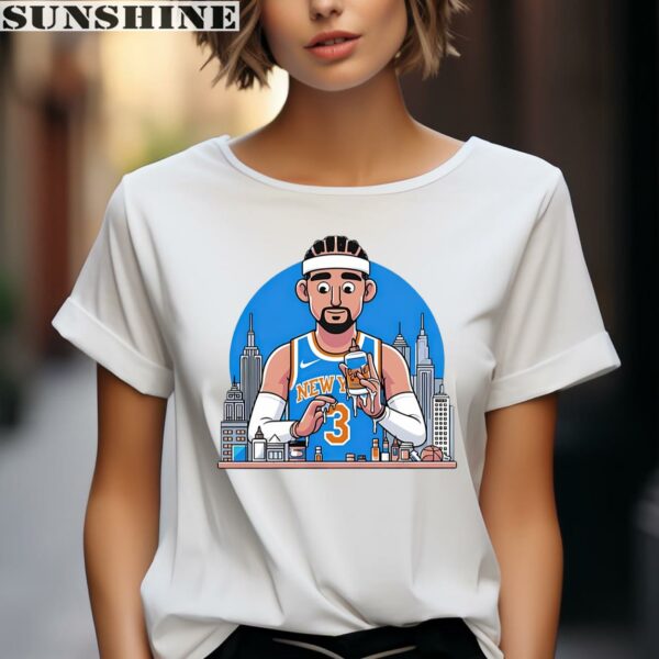 Josh Hart Glue Guy Skyline New York Knicks Shirt 2 women shirt