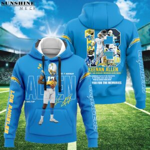 Keenan Allen Chargers Thank You For The Memories 3D Hoodie 1 3D hoodie
