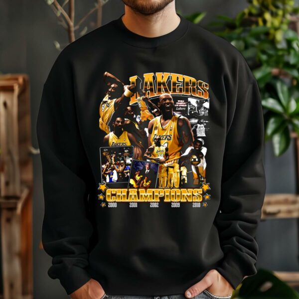 Kobe Bryant Los Angeles Lakers Champions T Shirt 3 sweatshirt