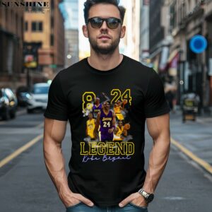 Kobe Bryant Los Angeles Lakers Graphic Tee Shirt 1 men shirt 2