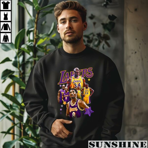 Kobe Bryant Shaq Lakers Bootleg Vintage Shirt 3 sweatshirt