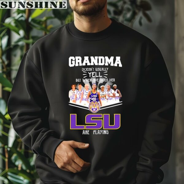 LSU Tigers Womens Basketball Are Playing Signatures Shirt 3 sweatshirt