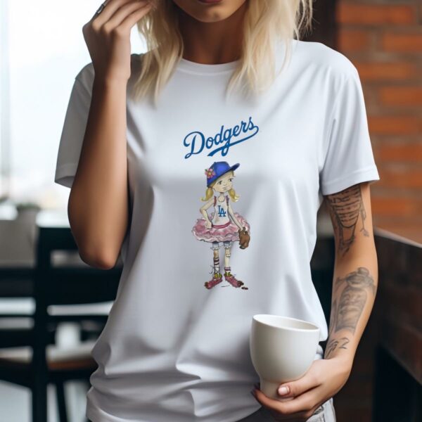 Lids Los Angeles Dodgers Baseball Babes T Shirt 2 w2
