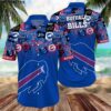 Logo Blue NFL Buffalo Bills Hawaiian Shirt 2 hawaiian shirt 2