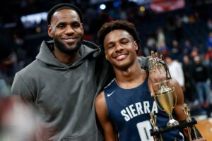 Los Angeles Lakers Bronny James Son Of Lebron James Pairing May Have To Wait