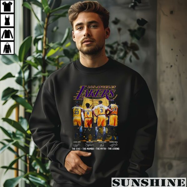 Los Angeles Lakers Lebron James Kobe Bryant Anthony Davis Shaquille ONeal Shirt 3 sweatshirt