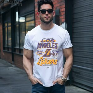 Los Angeles Lakers NBA Champs T shirt 1 men shirt