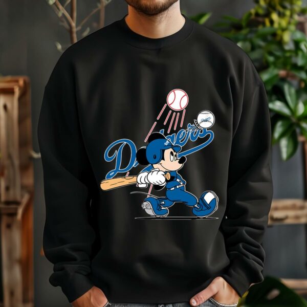MLB Los Angeles Dodgers Mickey Mouse Player T shirt 3 13
