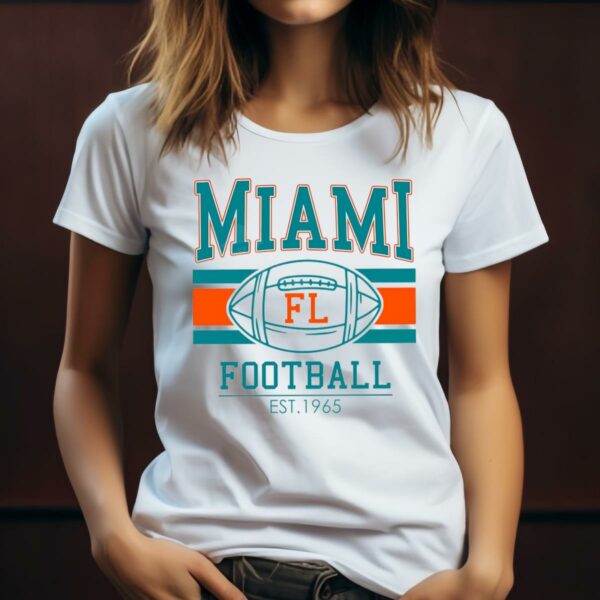 Miami Dolphins Football Vintage Shirt 2 women shirt