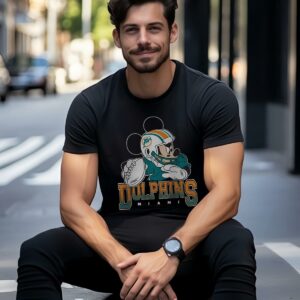 Miami Dolphins Mickey Disney Vintage Football Shirt 1 men shirt