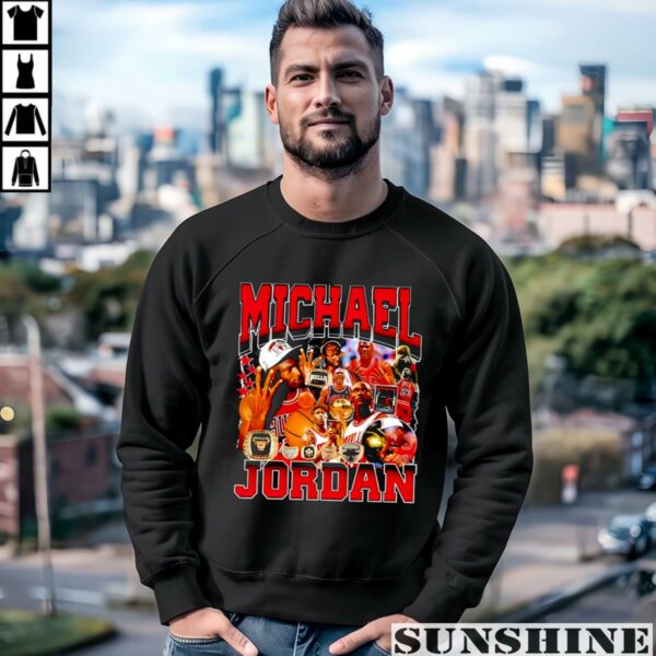 Michael Jordan Chicago Bulls Professional Basketball Player Honors Shirt 3 sweatshirt