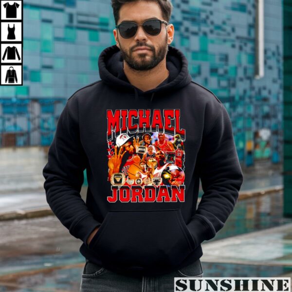 Michael Jordan Chicago Bulls Professional Basketball Player Honors Shirt 4 hoodie
