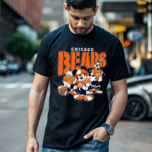 Mickey Donald Duck And Goofy Chicago Bears Shirt 1 men shirt