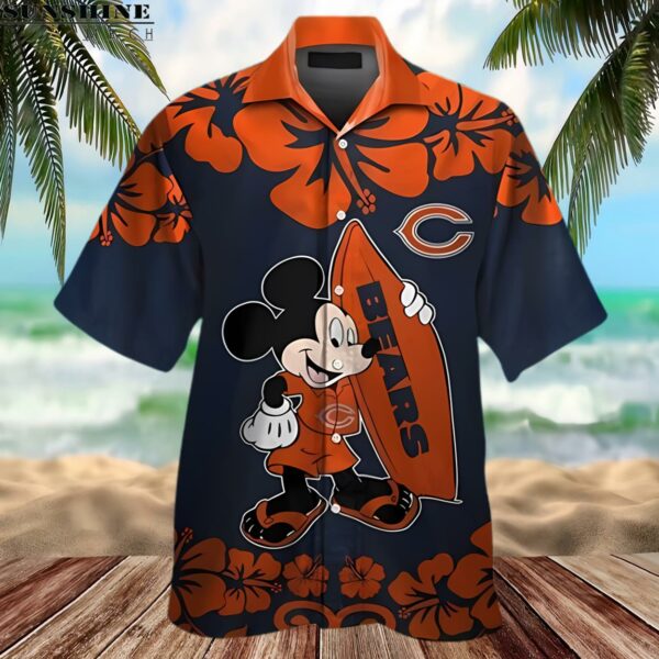 Mickey Mouse Chicago Bears Hawaiian Shirt 2 hawaiian shirt 2