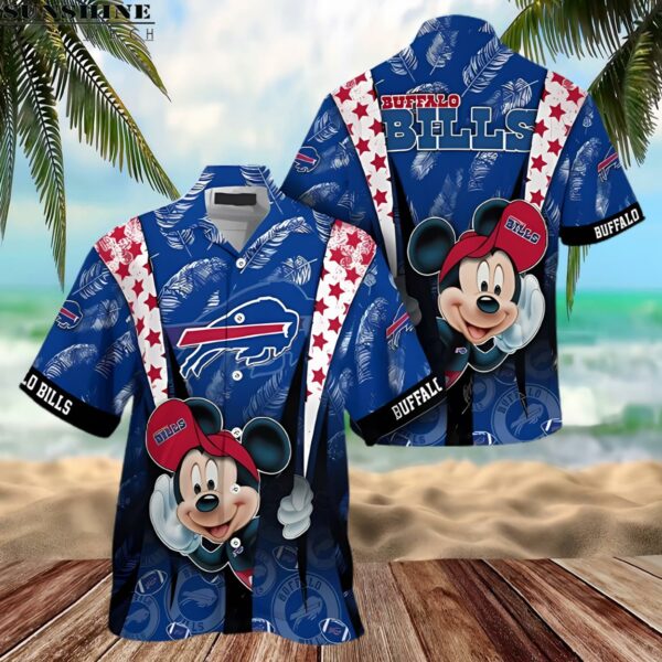 Mickey Mouse Disney Buffalo Bills Hawaiian Shirt 2 hawaiian shirt 2