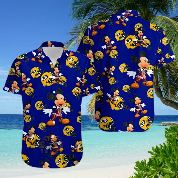 Mickey Mouse Green Bay Packers NFL Hawaiian Shirt 2 hawaiian shirt