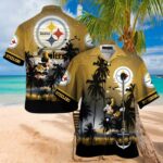 Mickey Mouse NFL Pittsburgh Steelers Hawaiian Shirt 1 hawaiian shirt
