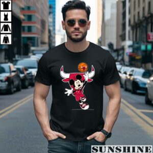 Mickey Mouse Player Chicago Bulls NBA Shirt 1 men shirt