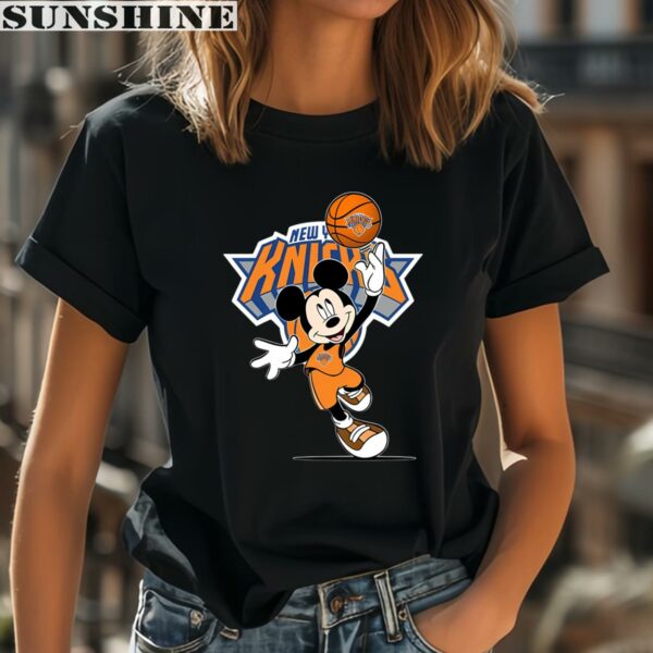 Mickey Mouse Player New York Knicks Shirt 2 women shirt