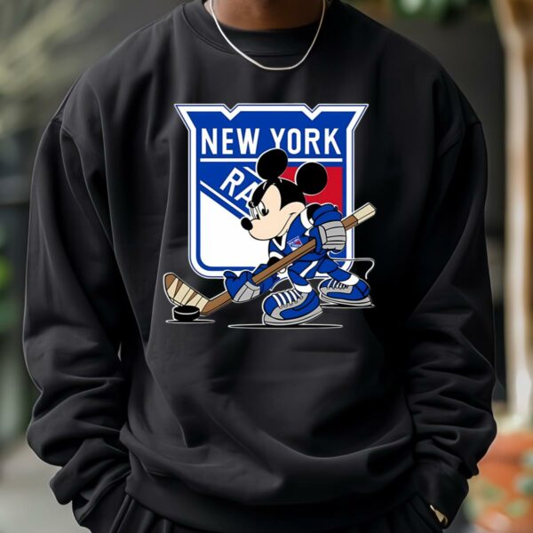 Mickey Mouse Player New York Rangers Hockey T Shirt 3 sweatshirt