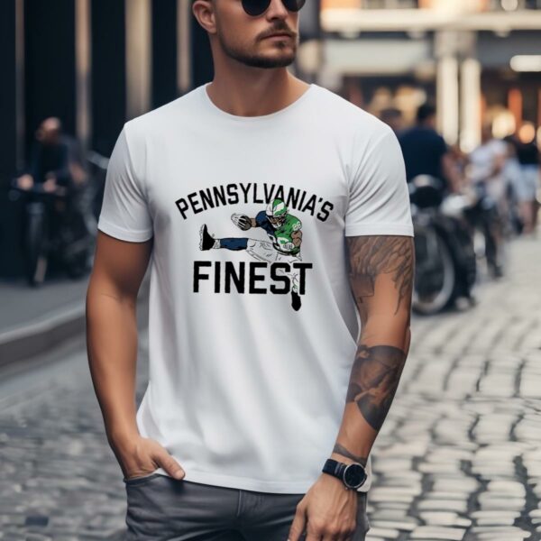 Miles Sanders Pennsylvanias Finest Philadelphia Eagles Shirt 1 men shirt