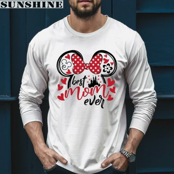 Minnie Mouse Best Mom Ever Disney Mom Shirt Gift For Mother 5 long sleeve shirt