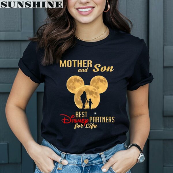 Mother And Son Best Disney Partners For Life Mothers Day Shirt 2 women shirt