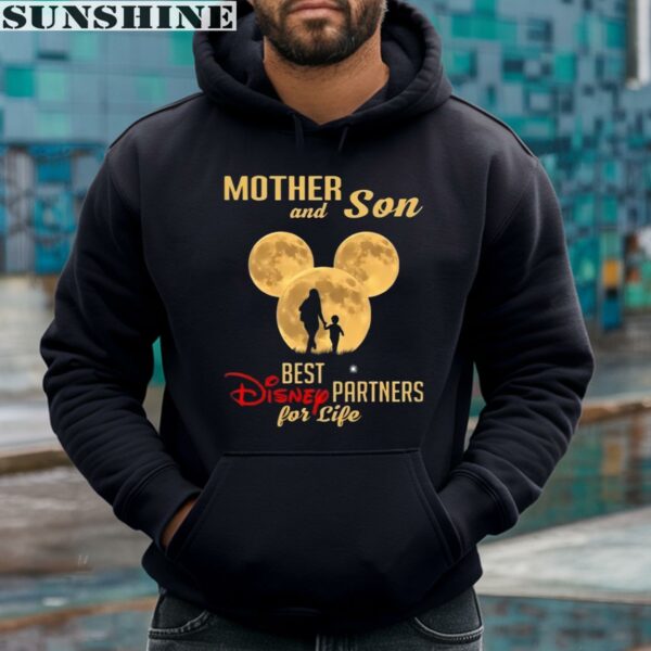 Mother And Son Best Disney Partners For Life Mothers Day Shirt 4 hoodie