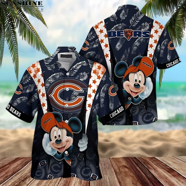 NFL Chicago Bears Mickey Mouse Hawaiian Shirt 2 hawaiian shirt 2