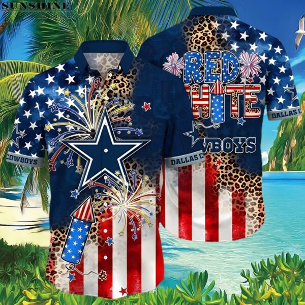 NFL Dallas Cowboys 4th Of July Independence Day Hawaiian Shirt 3 Hawaiian Shirt