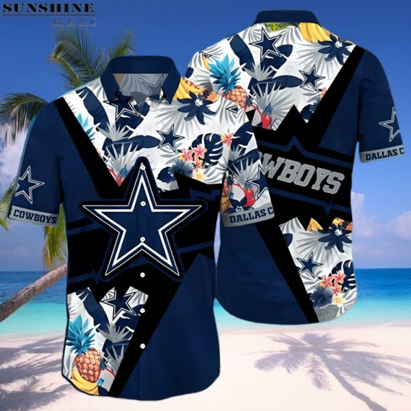 NFL Dallas Cowboys Flower Aloha Tropical Hawaiian Shirt 1 hawaiian
