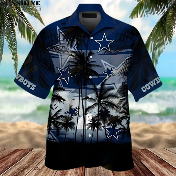 NFL Dallas Cowboys Tropical Coconut Hawaiian Shirt 2 hawaiian shirt 2