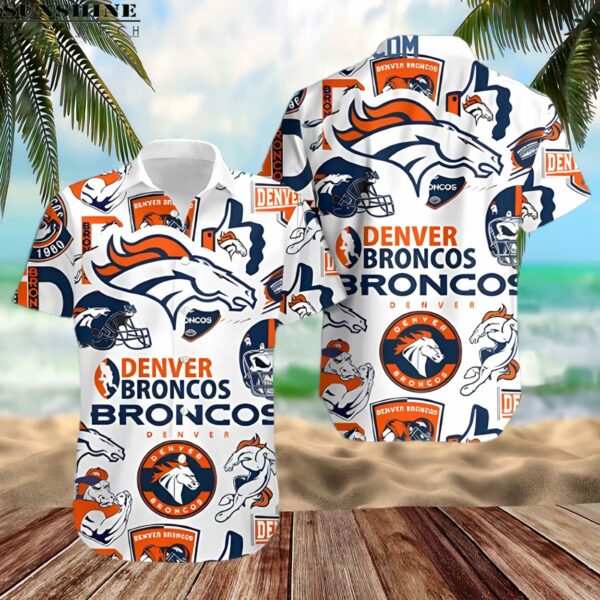 NFL Denver Broncos Hawaiian Shirts 2 hawaiian shirt 2
