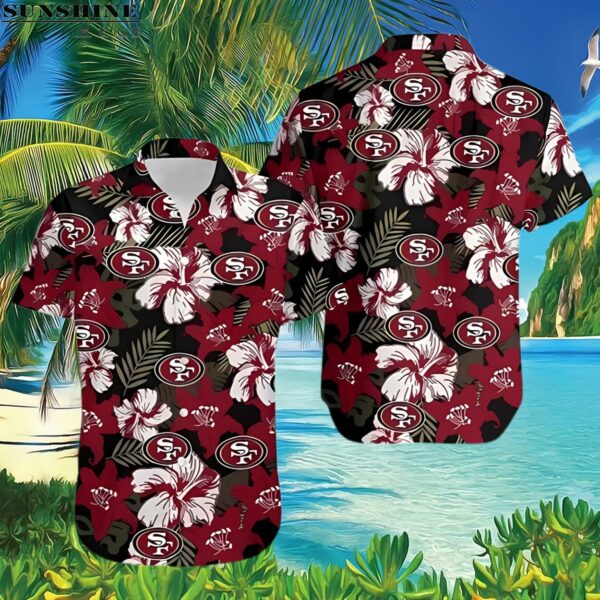 NFL Hibiscus Flower Aloha San Francisco 49ers Hawaiian Shirt 3 Hawaiian Shirt