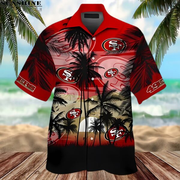 NFL Tropical Coconut San Francisco 49ers Hawaiian Shirt 2 hawaiian shirt 2