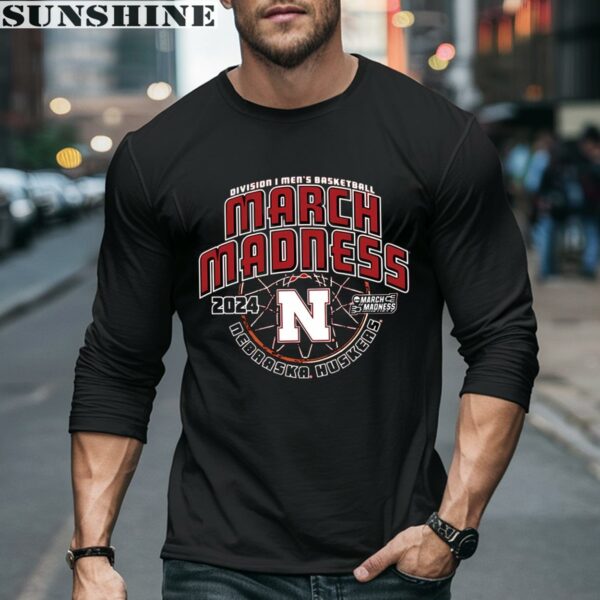 Nebraska Cornhuskers 2024 NCAA Basketball March Madness Shirt 5 long sleeve shirt