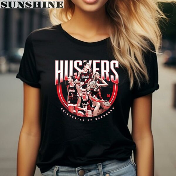 Nebraska Huskers 2024 NCAA Womens Basketball Shirt 2 women shirt