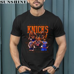 New York Knicks All Time Starting Five Shirt 1 men shirt