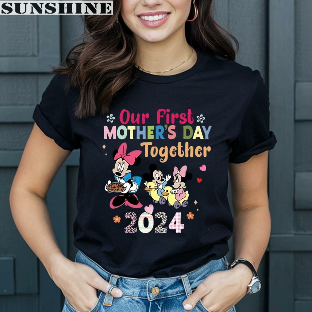 Our First Mothers Day Together Shirt Mother Day Gift 2 women shirt