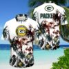 Palm Tree Aloha Green Bay Packers Hawaiian Shirt NFL Gift For Fans 2 hawaiian shirt