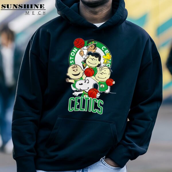 Peanuts Character Boston Celtics Shirt 4 hoodie