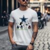 Peanuts Snoopy Football Team Cheer For The Dallas Cowboys NFL T shirt 1 men shirt